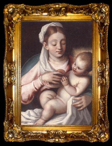 framed  unknow artist The madonna and child, ta009-2